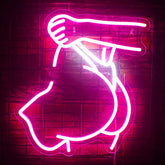 Lady Butt neon sign